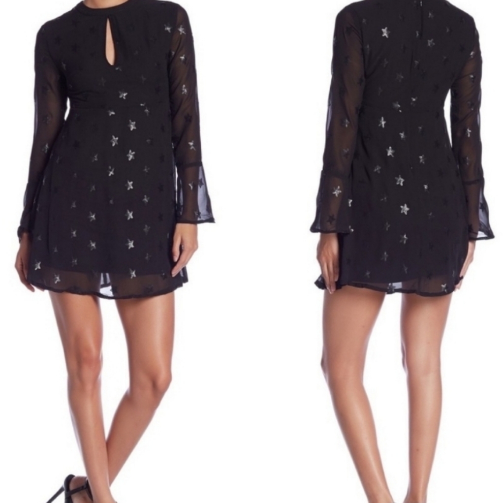 Romeo & Juliet Couture Sequins Star Dress Nwt New Years Eve